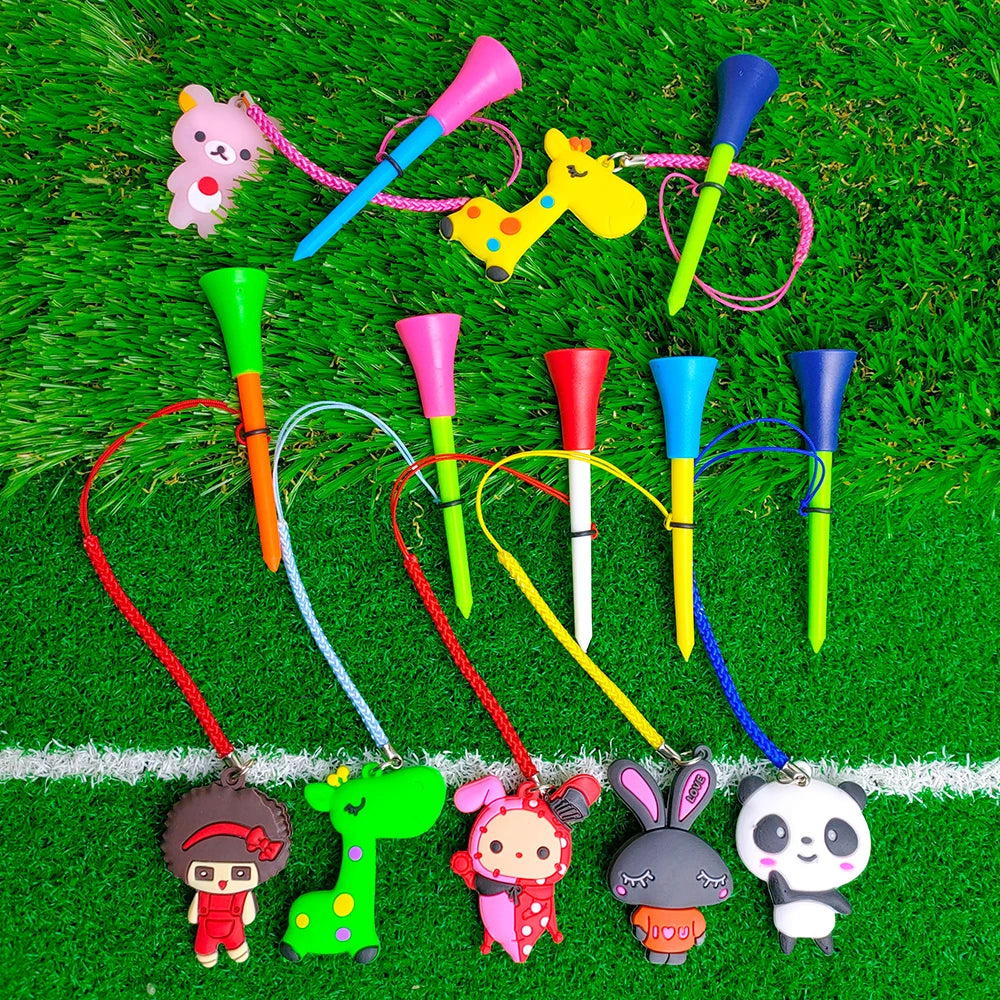 10Pcs Golf Rubber Tees