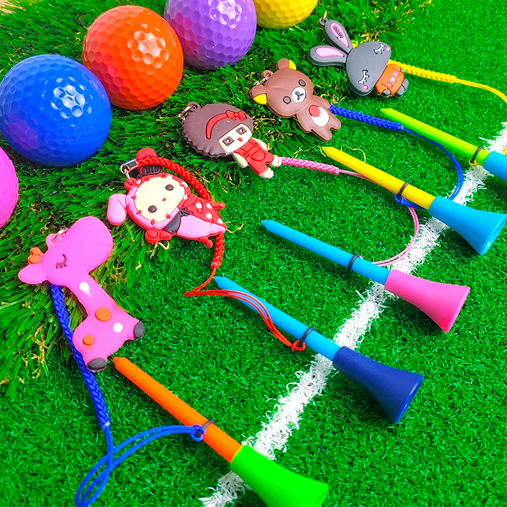 10Pcs Golf Rubber Tees