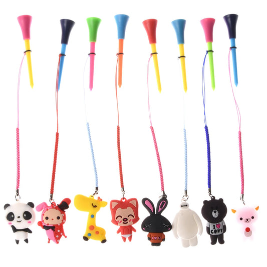 10Pcs Golf Rubber Tees