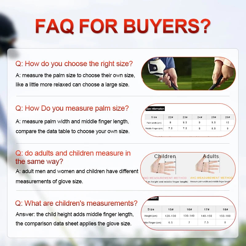Youth Golf Gloves